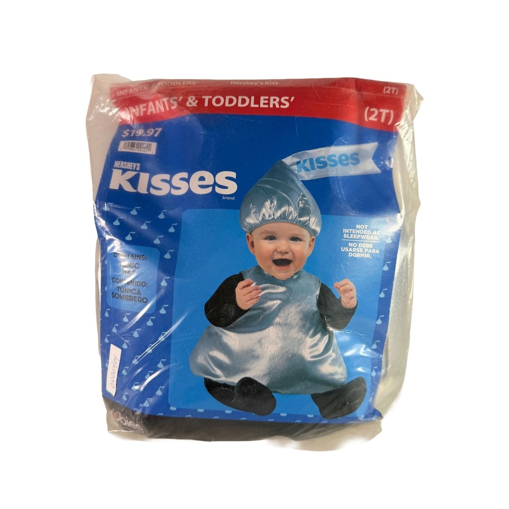 Hershey's Kisses Infant Toddler Halloween Costume Tunic Hat Size 2T New